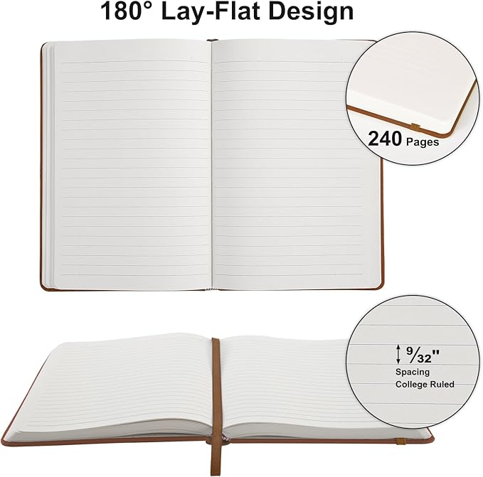 Comix Lined Journal Notebook for Women Men, Journaling Notebooks for Office - Image 4