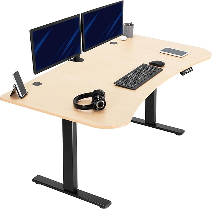 VIVO Electric 63 x 32 in Standing Desk, Memory Height Adjustment, 1B Series by VIVO