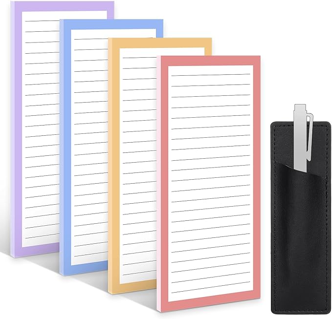 Thboxes 4 Pack Magnetic Note Pad by Thboxes
