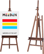 MEEDEN Large Painters Easel Adjustable Solid Beech Wood Artist Easel, Studio
