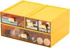 OSteed Spacious Desktop Storage Box, 1 Large 1 Middle & 2 Small Storage Drawers - Image 4