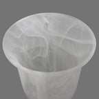 Eumyviv Bell Shaped Alabaster Glass Lamp Shade Replacement - Image 5
