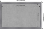 Amanti Art Grey Framed Magnetic Board 22x34 Large Vision Board - Image 3