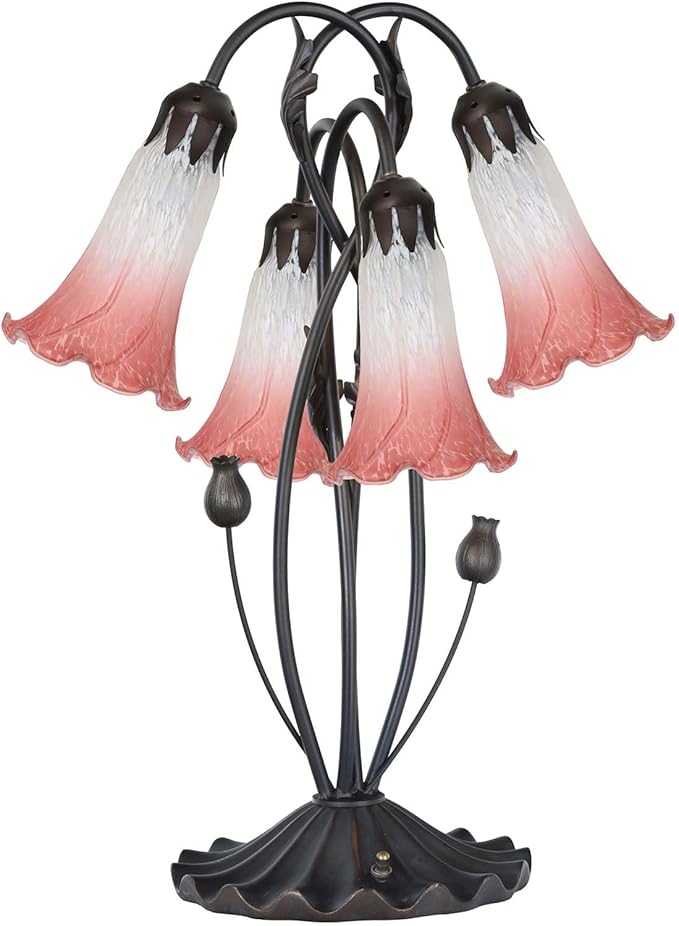 Bieye LS06 Lily Flower Blown Glass Lampshade - Image 6