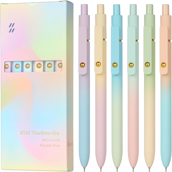 Ddaowanx Gel Pens, 0.7mm Quick Dry Black Ink, Fine Point Smooth Writing Pen by Ddaowanx