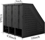 SAYEEC 1Pcs Collapsible Plastic Magazine File Holder Vertical Binder Storage - Image 2