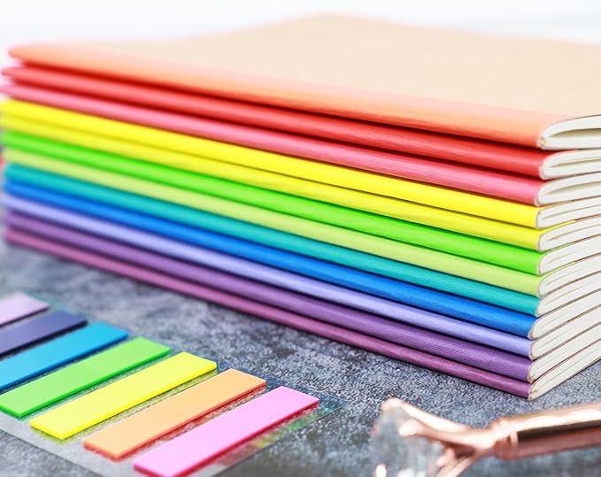 Zegrox A5 Blank Notebook Bulk, 48 pack Kraft Cover Blank Sketch Book Pad Travel - Image 2