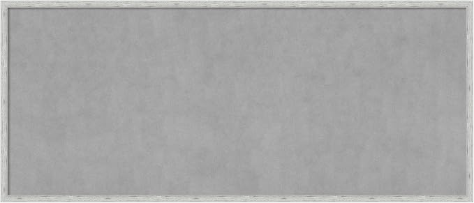 Amanti Art Silver Framed Magnetic Board 21x49 Oversize Vision Board by AmantiArt