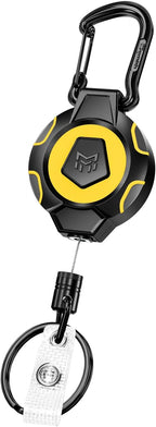 MNGARISTA Upgraded Retractable Keychain, 10 OZ Retraction, 31.5" Stainless by MNGARISTA