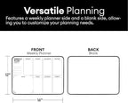 Aroundesk Double Sided Weekly Dry Erase Board - Image 6