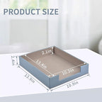 Leather Letter Tray, Office Supplies Desk Organizer - Image 3