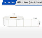 L LIKED 1" x 1" Square Removable Labels, No Residue, Water and Oil Resistant - Image 2