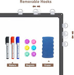 maxtek Combination White Board & Bulletin Cork Board 24 x 18 Whiteboard Magnetic - Image 3