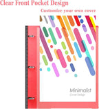INFUN 1 Inch Telescoping 3 Ring Binder - Image 4