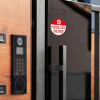 YIKIADA Please Lock The Door Sticker 3 × 3 Inches Vinyl Self-Adhesive Decals - Image 5