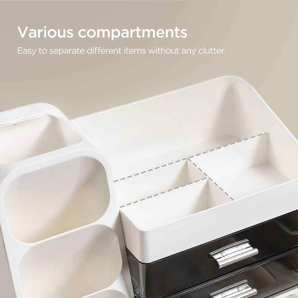hblife desk organizer with pen pencil holder for, side view