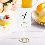 TecUnite 48 Pieces 3.35 Inch Table Number Holder Place Card Photo Holder - Image 7