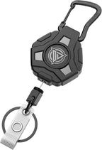 1 Pack Retractable Keychain Heavy Duty, Badge Reels Retractable, Tactical ID by OARIDEY
