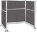 Versare Pre-Configured Hush Panel Electric Cubicle | Workstation Divider Walls by VERSARE