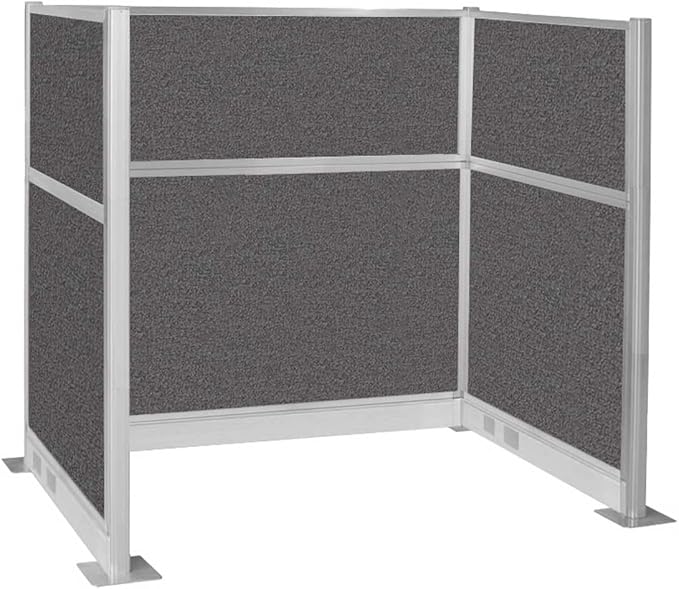Versare Pre-Configured Hush Panel Electric Cubicle | Workstation Divider Walls by VERSARE