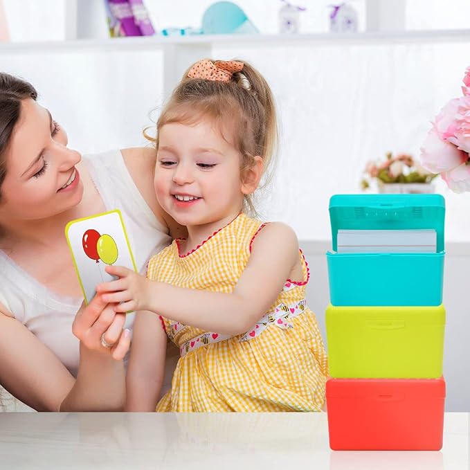H4D Index Card Holder 3x5, Index Card Box Organizer Case, 3x5 Flash Note Card - Image 7