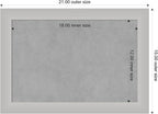 Amanti Art Silver Framed Magnetic Board 15x21 Small Vision Board - Image 4