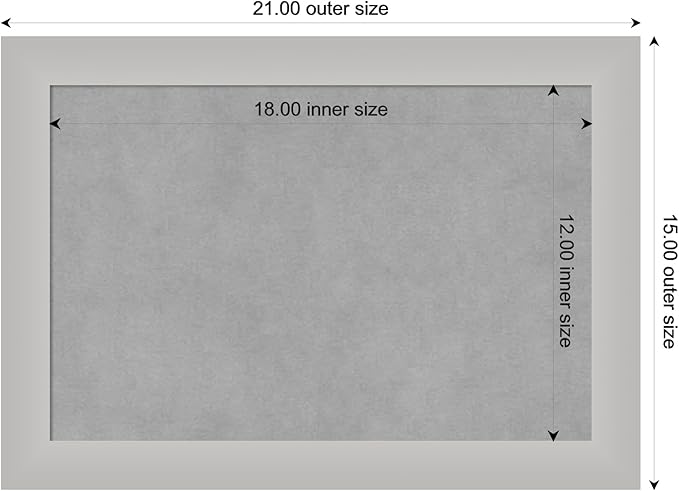 Amanti Art Silver Framed Magnetic Board 15x21 Small Vision Board - Image 4