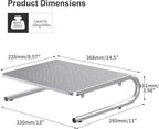 suptek Monitor Stand Riser, Computer Monitor Laptop Stand Riser - Image 5