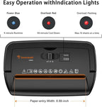 Bonsaii 10-Sheet Cross-Cut Paper Shredder - Image 4