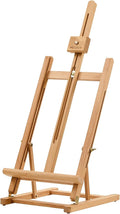 MEEDEN Large Wooden Tabletop H-Frame Easel, Solid Beech Wood Table Easel by MEEDEN
