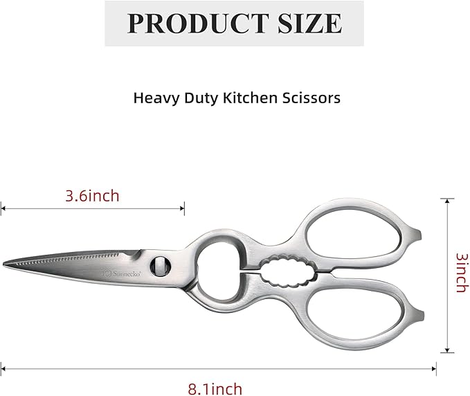 Sunnecko Heavy Duty Kitchen Scissors - Image 6