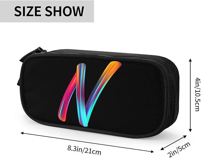 Pazacon Cute Initial Pencil Case - Image 2