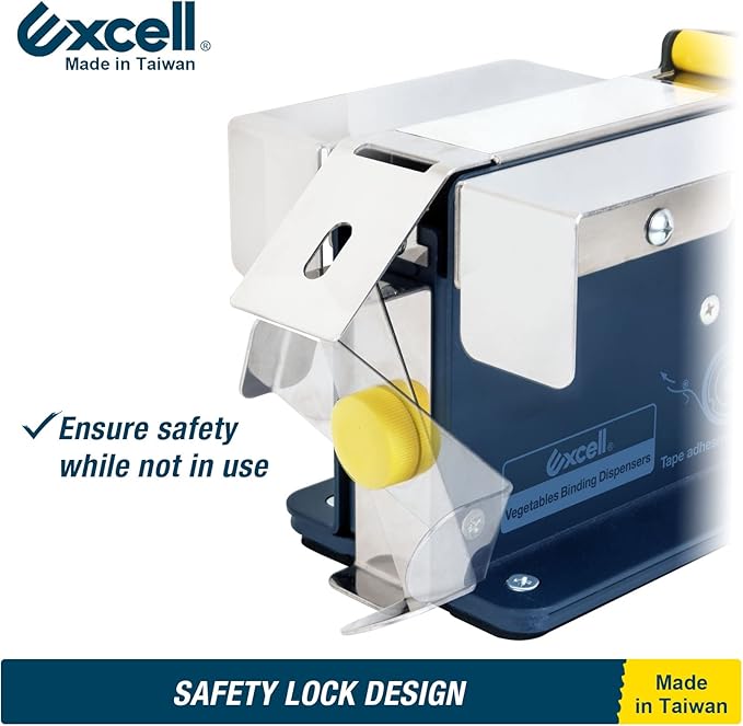 Excell ET-63521 TriCore Vegetable Wrappers Tape Dispenser: Fits 1", and 3.5" - Image 3