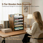 Wood Desk Organizer - Image 4