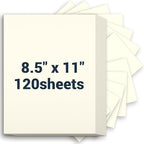 Cardstock 8.5 x 11, Thick Printer Paper, Card Stock Paper 200 gsm, 120 Sheets by Glyanlee
