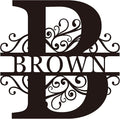 Metal Name Signs Personalized, Custom Name Signs, Custom Family Name Sign by efcustomgifts