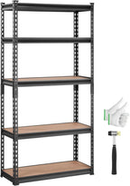 vevor storage shelves 5-tier adjustable 2000 lbs 30"x12"x60", main product view