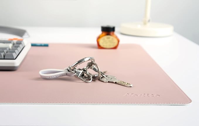 DeskPaw Dual-Sided Leather Desk Pad, Blotter - Image 4