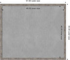 Amanti Art Silver Framed Magnetic Board 43x51 Oversize Vision Board - Image 4