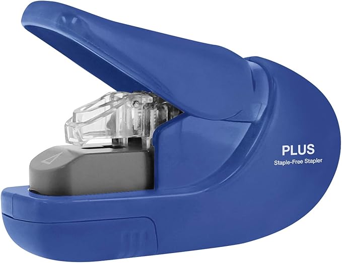 Plus Paper Clinch Compact Staple-Free Stapler - Image 9