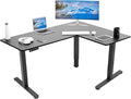 VIVO Electric Corner 63 x 47 inch L-Shaped Standing Desk, Memory Height by VIVO