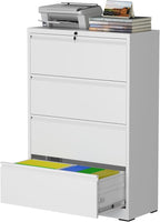 mysteeldepot 4 Drawer Lateral File Cabinet by Unknown