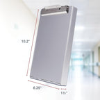 Saunders Metal Clipboard with Storage, Memo Size Paper Organizer, Steel Clip - Image 3