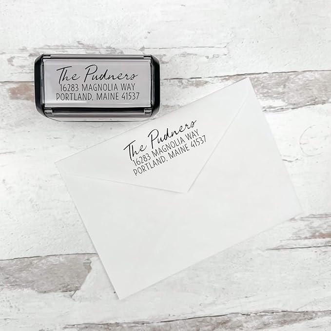 Self Inking Modern Address Stamps | Custom Return Address Stamper - Image 7