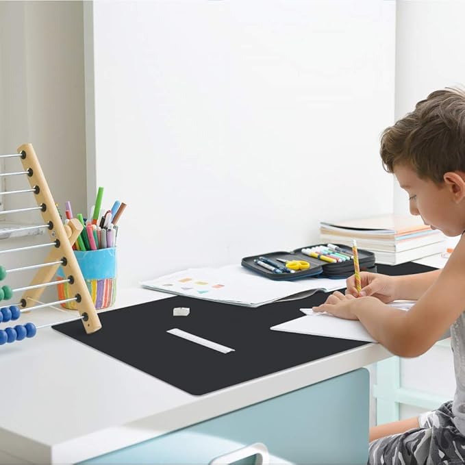 KINGFOM Desk Pad Office Desktop Protecter, PU Leather Desk Mat Blotters - Image 8
