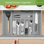 Purawood Bamboo Drawer Organizer - Image 5