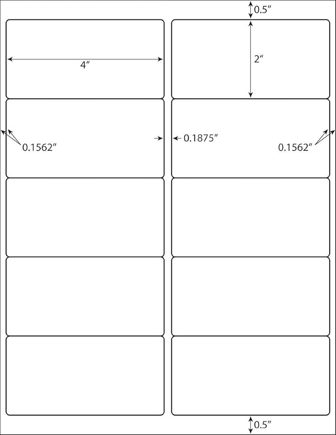 BESTEASY 10-UP Address Labels, /Address Mailing Labels 1000 Sheets Shipping - Image 6