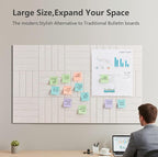 G Gamit Large Felt Wall Tiles Bulletin Board 59”x36”, Large Cork Board - Image 4