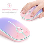 VssoPlor Wireless Mouse, 2.4G Slim Portable Computer Mice - Image 4