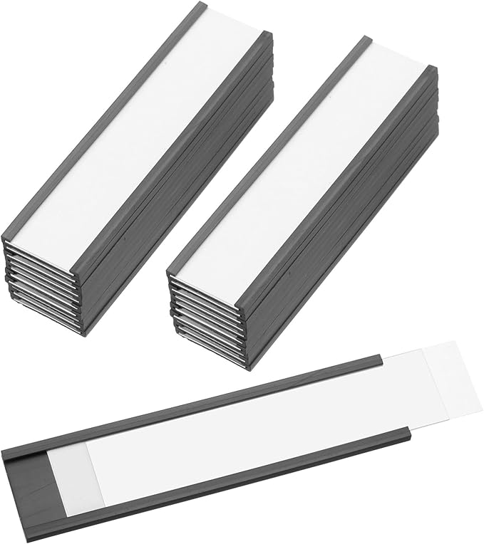 PATIKIL Magnetic Label Holder 4" x 1" by PATIKIL